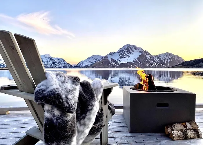 Semesterbostad Lofoten Sea View Rorbu -unique Hideaway In The Heart Of Lofoten Vestvagoy