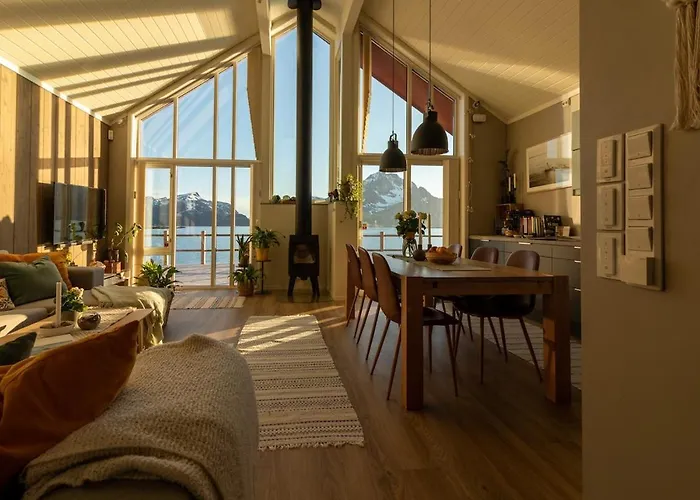 Semesterbostad Lofoten Sea View Rorbu -unique Hideaway In The Heart Of Lofoten *