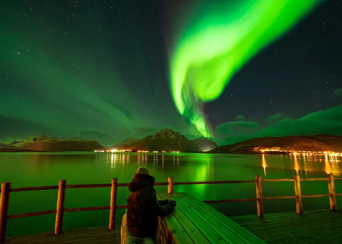 度假居 Lofoten Sea View Rorbu -unique Hideaway In The Heart Of Lofoten Vestvagoy