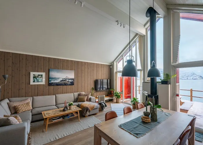 Lofoten Sea View Rorbu -unique Hideaway In The Heart Of Lofoten 度假居 Vestvagoy